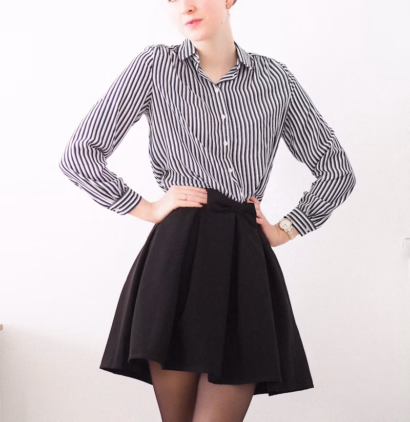 Camiseta Oversized Preta Estampada